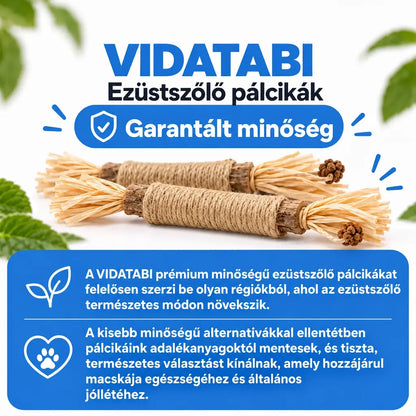 Vidatabi – Természetes fogtisztító rágcsák macskáknak