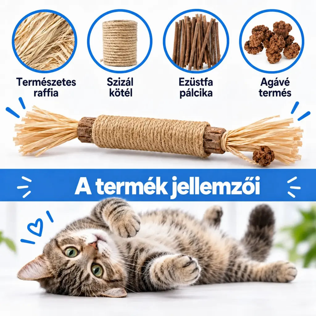 Vidatabi – Természetes fogtisztító rágcsák macskáknak