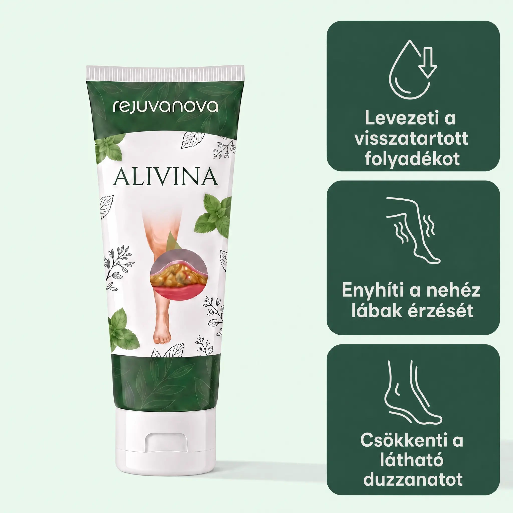 Alivina – Szabaduljon meg a duzzadt bokáktól