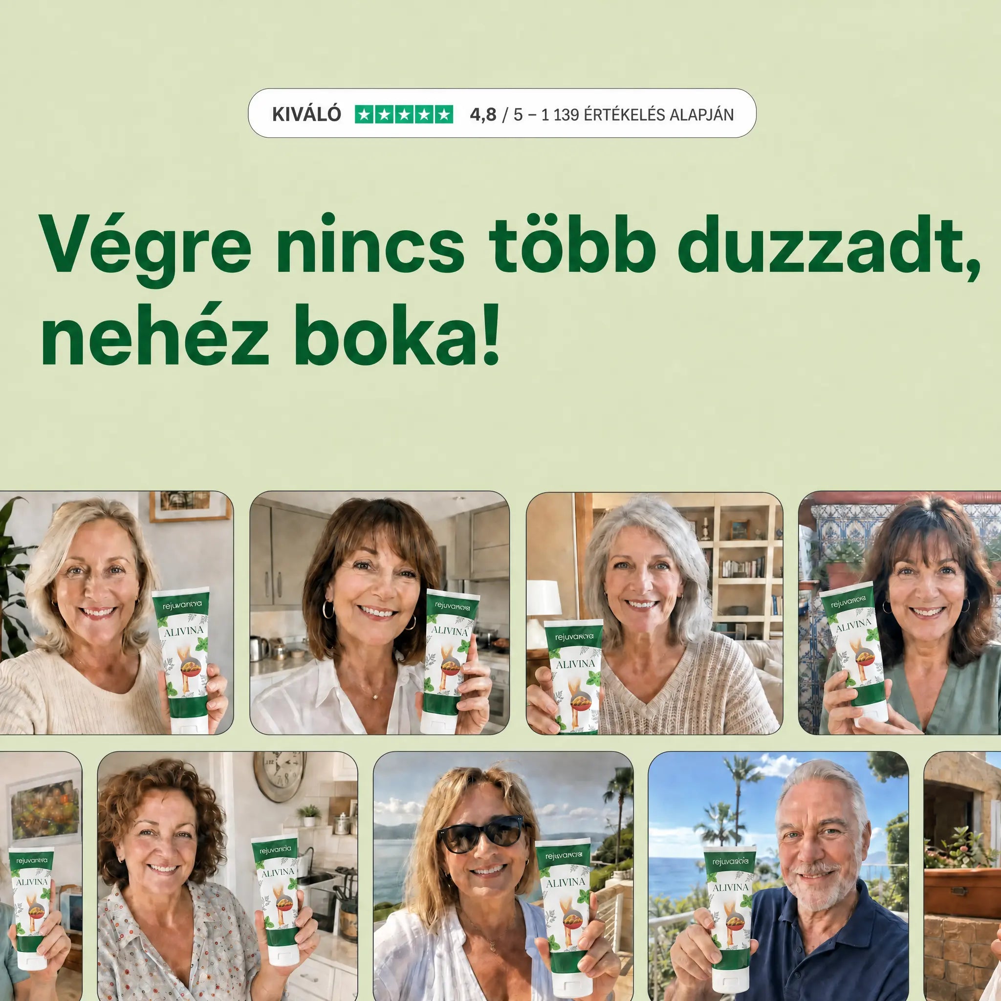 Alivina – Szabaduljon meg a duzzadt bokáktól