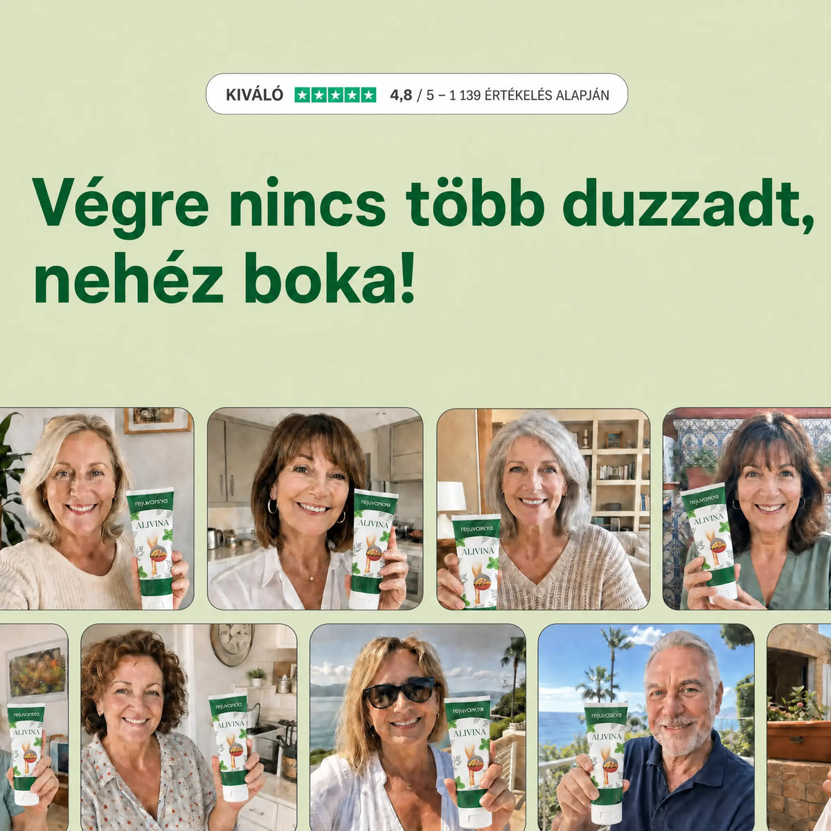 Alivina – Szabaduljon meg a duzzadt bokáktól